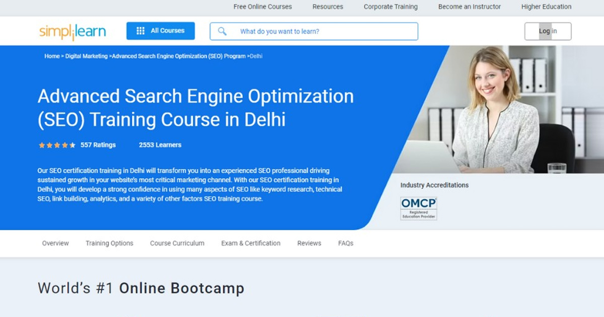 Khóa học SEO của Simplilearn